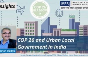 COP 26 and Urban Local Government in India – IMPRI Impact and Policy Research Institute COP 26 and Urban Local Government in India - IMPRI Impact and Policy Research Institute