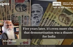 Five years later, it’s even more clear that demonetisation was a disaster for India – IMPRI Impact and Policy Research Institute Five years later, it’s even more clear that demonetisation was a disaster for India - IMPRI Impact and Policy Research Institute