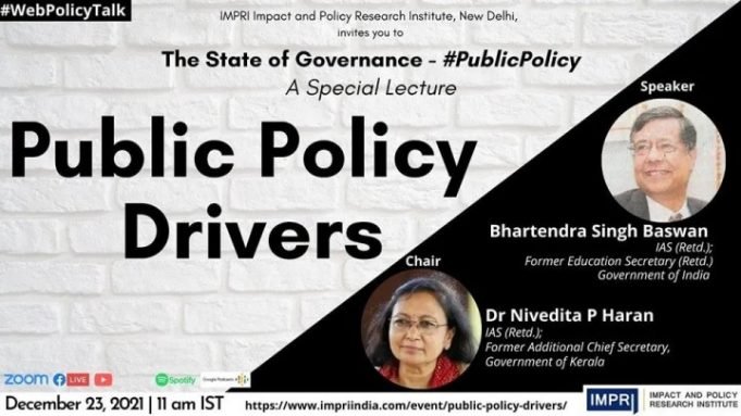 Live Video: #PublicPolicy | Bhartendra Singh Baswan | Public Policy Drivers | Special Lecture – IMPRI Impact and Policy Research Institute Live Video: #PublicPolicy | Bhartendra Singh Baswan | Public Policy Drivers | Special Lecture - IMPRI Impact and Policy Research Institute