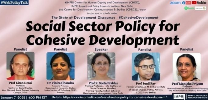 Live Video: #CohesiveDevelopment | Prof K. Seeta Prabhu | Social Sector Policy for Cohesive Development – IMPRI Impact and Policy Research Institute Live Video: #CohesiveDevelopment | Prof K. Seeta Prabhu | Social Sector Policy for Cohesive Development - IMPRI Impact and Policy Research Institute