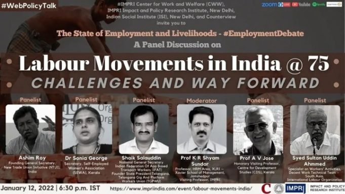 Video: Labour Movements in India @75: Challenges and the Way Forward | #EmploymentDebate | Panel Discussion – IMPRI Impact and Policy Research Institute Video: Labour Movements in India @75: Challenges and the Way Forward | #EmploymentDebate | Panel Discussion - IMPRI Impact and Policy Research Institute