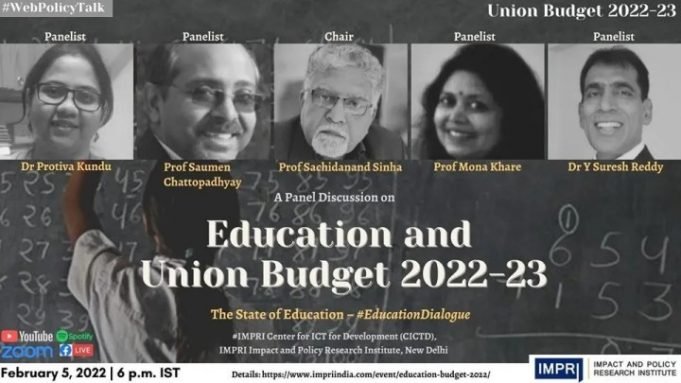 Video: Education and Union Budget 2022-23 – IMPRI Impact and Policy Research Institute Video: Education and Union Budget 2022-23 - IMPRI Impact and Policy Research Institute