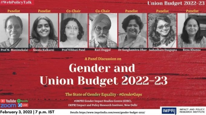 Video: Gender and Union Budget 2022-23 – IMPRI Impact and Policy Research Institute Video: Gender and Union Budget 2022-23 - IMPRI Impact and Policy Research Institute