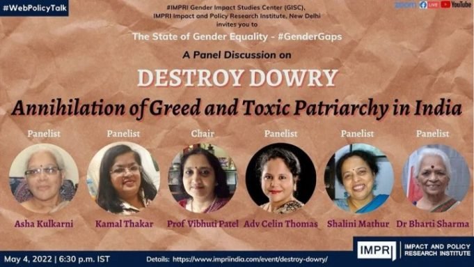 Video: Destroy Dowry: Annihilation of Greed and Toxic Patriarchy in India – IMPRI Impact and Policy Research Institute Video: Destroy Dowry: Annihilation of Greed and Toxic Patriarchy in India - IMPRI Impact and Policy Research Institute