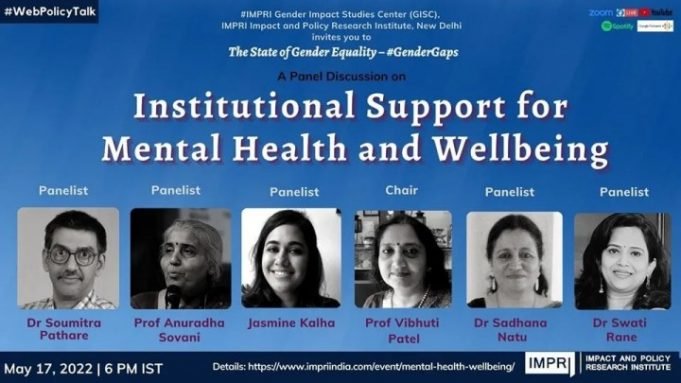 Video: Institutional Support for Mental Health and Wellbeing – IMPRI Impact and Policy Research Institute Video: Institutional Support for Mental Health and Wellbeing - IMPRI Impact and Policy Research Institute