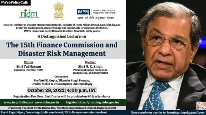 Video: The 15th Finance Commission and Disaster Risk Management – IMPRI Impact and Policy Research Institute Video: The 15th Finance Commission and Disaster Risk Management - IMPRI Impact and Policy Research Institute