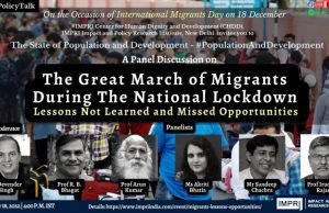 Video: The Great March of Migrants During The National Lockdown: Lessons Not Learned and Missed Opportunities – IMPRI Impact and Policy Research Institute Video: The Great March of Migrants During The National Lockdown: Lessons Not Learned and Missed Opportunities - IMPRI Impact and Policy Research Institute