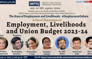Video: Employment, Livelihoods, and Union Budget 2023-24 – IMPRI Impact and Policy Research Institute Video: Employment, Livelihoods, and Union Budget 2023-24 - IMPRI Impact and Policy Research Institute
