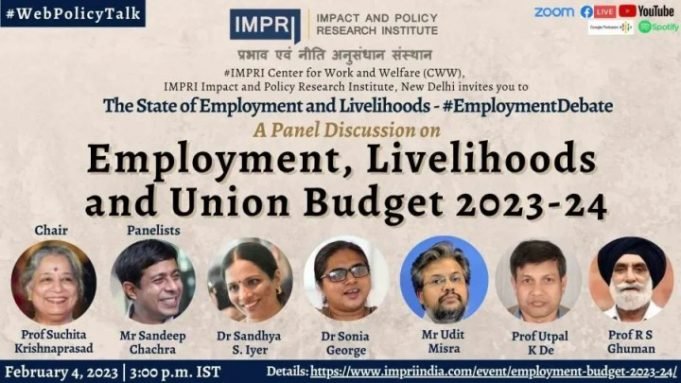 Video: Employment, Livelihoods, and Union Budget 2023-24 – IMPRI Impact and Policy Research Institute Video: Employment, Livelihoods, and Union Budget 2023-24 - IMPRI Impact and Policy Research Institute