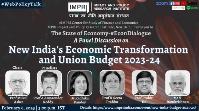 Video: New India’s Economic Transformation and Union Budget 2023-24 – IMPRI Impact and Policy Research Institute Video: New India’s Economic Transformation and Union Budget 2023-24 - IMPRI Impact and Policy Research Institute