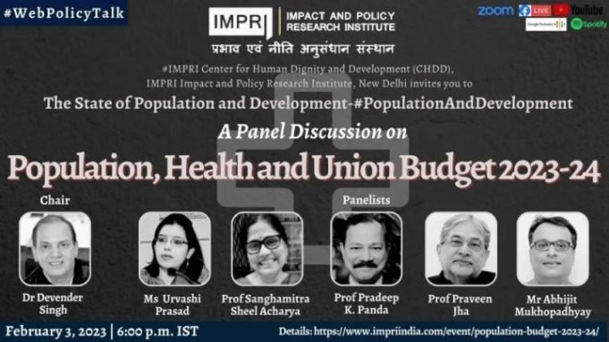 Video: Population, Health, and Union Budget 2023-24 – IMPRI Impact and Policy Research Institute Video: Population, Health, and Union Budget 2023-24 - IMPRI Impact and Policy Research Institute