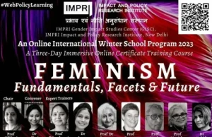 Participants List & Details: FEMINISM: Fundamentals, Facets & Future – IMPRI Impact and Policy Research Institute Participants List & Details: FEMINISM: Fundamentals, Facets & Future - IMPRI Impact and Policy Research Institute