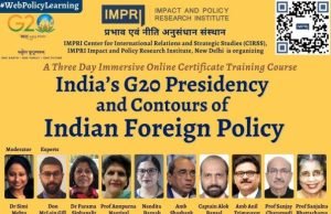 Participants List & Details: India’s G20 Presidency and Contours of Indian Foreign Policy – IMPRI Impact and Policy Research Institute Participants List & Details: India’s G20 Presidency and Contours of Indian Foreign Policy - IMPRI Impact and Policy Research Institute