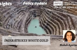 INDIA STRIKES WHITE GOLD – IMPRI Impact and Policy Research Institute INDIA STRIKES WHITE GOLD - IMPRI Impact and Policy Research Institute
