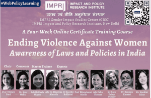 Ending Violence Against Women: Awareness Of Laws And Policies In India – IMPRI Impact And Policy Research Institute Ending Violence Against Women: Awareness of Laws and Policies in India