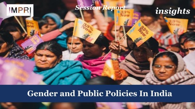 Gender And Public Policies In India – IMPRI Impact And Policy Research Institute 23