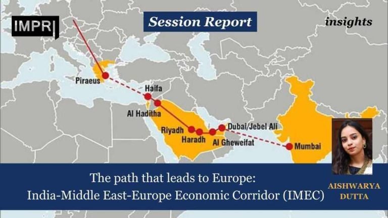 The Path That Leads To Europe: India-Middle East-Europe Economic ...