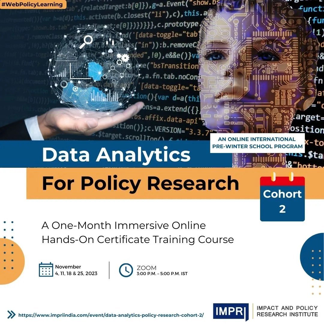 Participants List & Details: Data Analytics For Policy Research ...