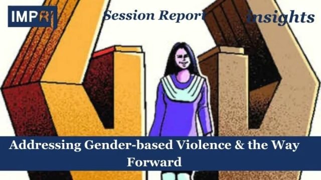 Addressing Gender-based Violence & the Way Forward