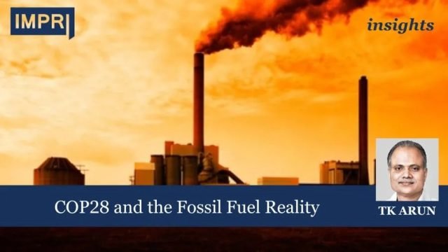COP28 and the Fossil Fuel Reality
