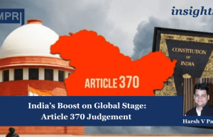 India’s Boost On Global Stage: Article 3 Judgement – IMPRI Impact And Policy Research Institute India’s Boost on Global Stage: Article 370 Judgement