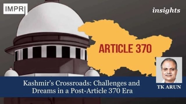 Kashmir's Crossroads: Challenges and Dreams in a Post-Article 370 Era