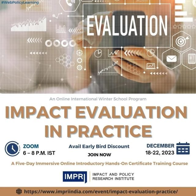 Impact Evaluation in Practice IMPRI