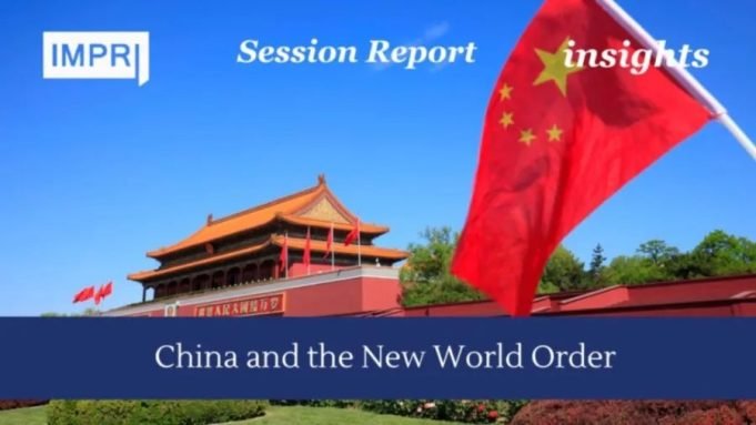 China And The New World Order China and the New World Order