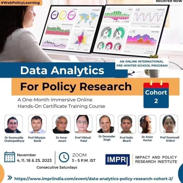 Key Insights From Data Analytics For Policy Research Training Course Key Insights from Data Analytics for Policy Research Training Course - Cohort 2