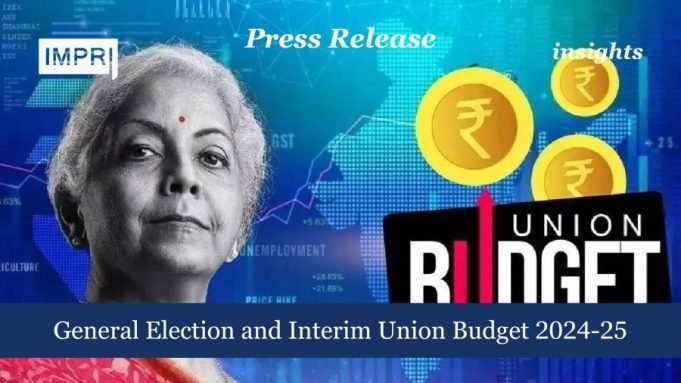 General Election And Interim Union Budget 2024-25 – IMPRI Impact And Policy Research Institute The IMPRICenter for the Study of Finance and Economics (CSFE), IMPRI Impact and Policy Research Institute, New Delhi, hosted an interactive panel discussion on the topic “General Election and Interim Union Budget 2024-25” on 2 February 2024, under the IMPRI 4th Annual Series of Thematic Deliberations and Analysis of Union Budget 2023-24, as part of IMPRI #WebPolicyTalk.