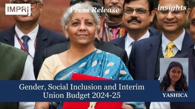 Gender, Social Inclusion and Interim Union Budget 2024-25
