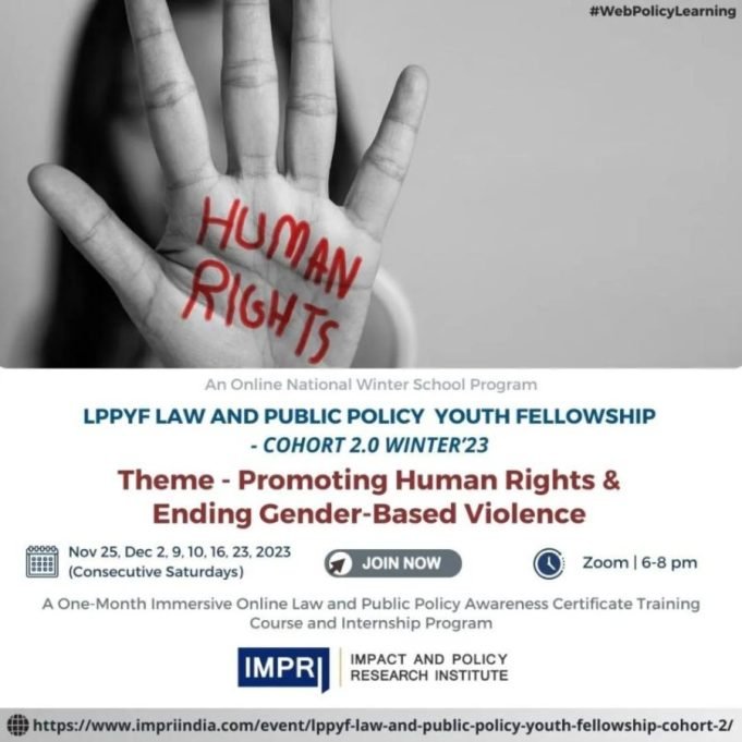 Promoting Human Rights And Ending Gender-Based Violence – IMPRI Impact And Policy Research Institute LPPYF 2.0 e1708498649107