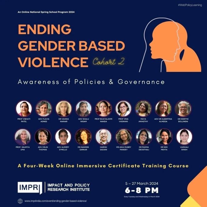 Participants List & Details: Ending Gender-based Violence – Cohort 2: Awareness Of Policies & Governance – IMPRI Impact And Policy Research Institute WhatsApp Image 2024 02 13 at 13.11.09