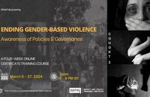 Ending Gender-based Violence – Cohort 2: Awareness Of Policies & Governance – IMPRI Impact And Policy Research Institute WhatsApp Image 2023 12 21 at 21.26.48 e1714155404440
