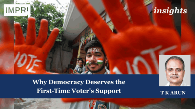 Why Democracy Deserves The First-Time Voter's Support - IMPRI Impact Why Democracy Deserves the First-Time Voter's Support