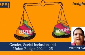 Gender, Social Inclusion And Union Budget 2024 – 25 – IMPRI Impact And Policy Research Institute Gender, Social Inclusion and Union Budget 2024 – 25