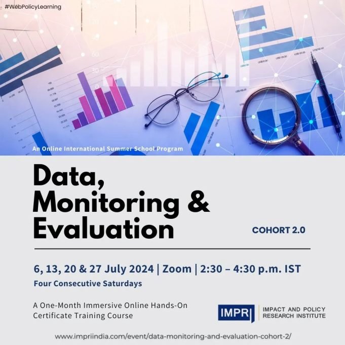 Participants List & Details: Data, Monitoring And Evaluation- Cohort 2.0 – IMPRI Impact And Policy Research Institute Data Monitoring and Evaluation Cohort 2.0 Instagram Post