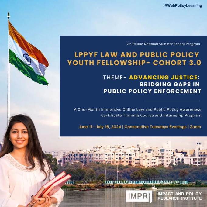 Participants List & Details: LPPYF Law And Public Policy Youth Fellowship- Cohort 3.0 Summer’24 – Theme: Advancing Justice: Bridging Gaps In Public Policy Enforcement – IMPRI Impact And Policy Research Institute image 4