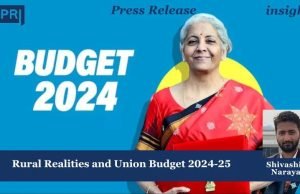 Rural Realities And Union Budget 2024-25 – IMPRI Impact And Policy Research Institute Rural Realities and Union Budget 2024-25