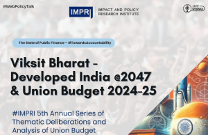 VIKSIT BHARAT – DEVELOPED INDIA @2047 AND UNION BUDGET 2024-25 4th Annual Series of thematic deliberations on Union Budget 2024 25.zip 13