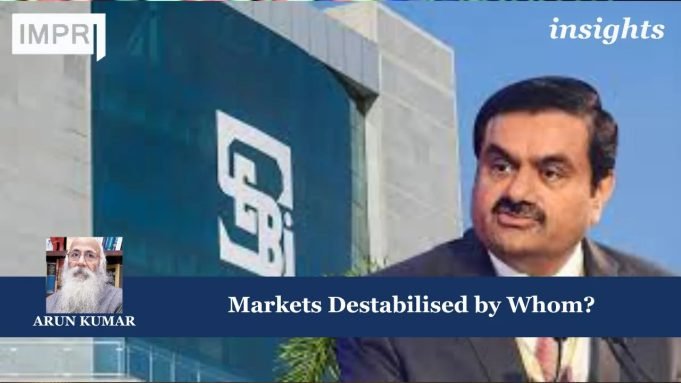 Markets Destabilised By Whom? – IMPRI Impact And Policy Research Institute Hindenburg