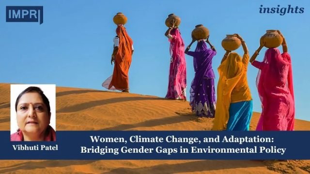 Women, Climate Change, and Adaptation: Bridging Gender Gaps in Environmental Policy