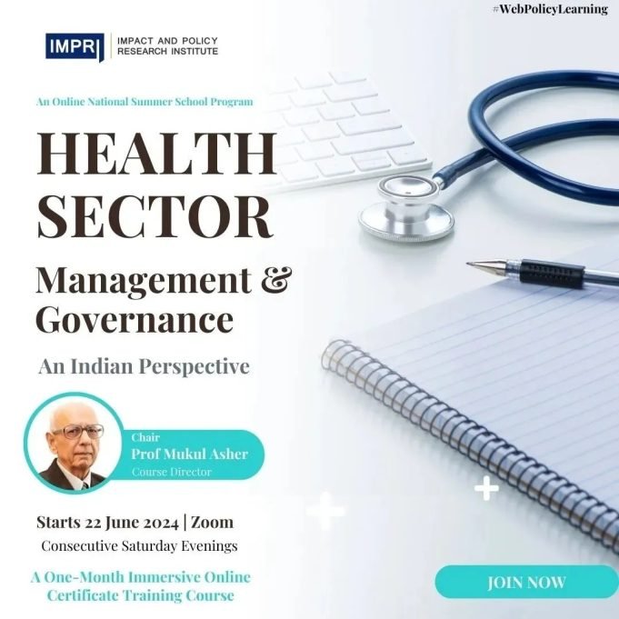 Healthcare Sector Management And Governance: An Indian Perspective – IMPRI Impact And Policy Research Institute Healthcare Sector Management and Governance: An Indian Perspective