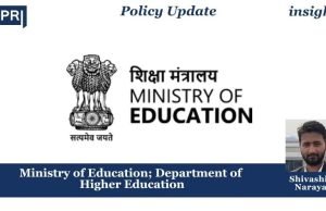 Ministry Of Education: Key Initiatives Shaping India’s Higher Education – IMPRI Impact And Policy Research Institute Ministry of Education: Key Initiatives Shaping India's Higher Education