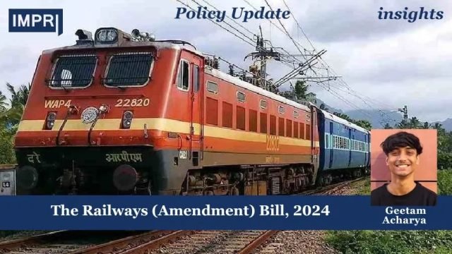The Railways (Amendment) Bill, 2024