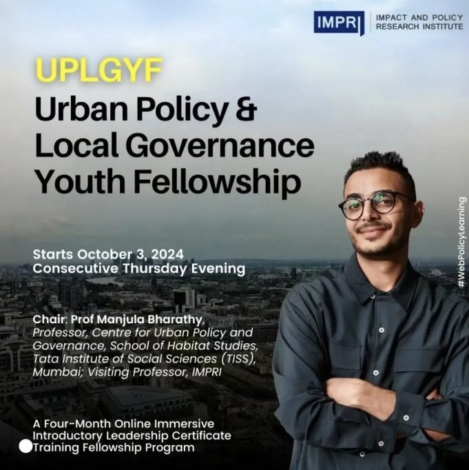 Fellows Profile And Research Topic: UPLGYF Urban Policy & Local Governance Youth Fellowship – IMPRI Impact And Policy Research Institute IMG 5508