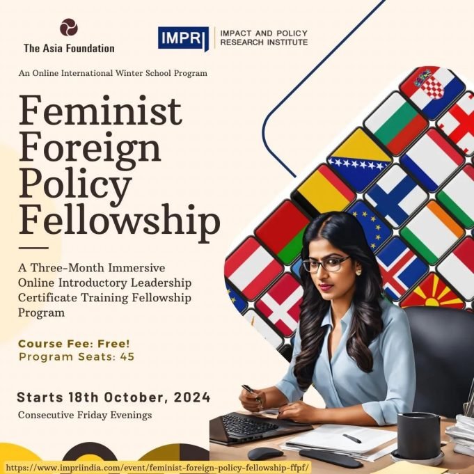 Fellows Research Topic: FFPF Feminist Foreign Policy Fellowship – IMPRI Impact And Policy Research Institute PHOTO 2024 09 07 07 18 25