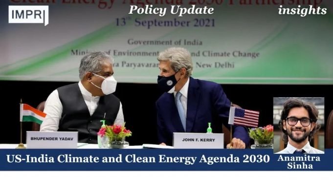 US-India Climate And Clean Energy Agenda 2030 – IMPRI Impact And Policy Research Institute US-India Climate and Clean Energy Agenda 2030