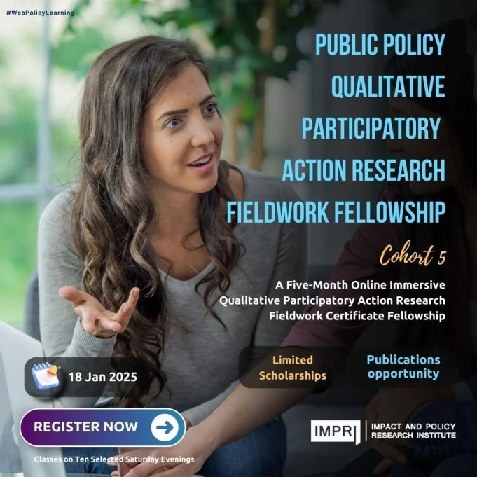 Participants List & Details: Public Policy Qualitative Participatory Action Research Fieldwork Fellowship- Cohort 5.0 – IMPRI Impact And Policy Research Institute action research cohort 5