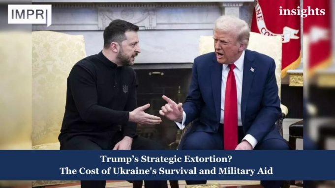 Trump’s Strategic Extortion? The Cost Of Ukraine’s Survival And Military Aid – %sitename Trump-Zelensky-negotiation-meeting